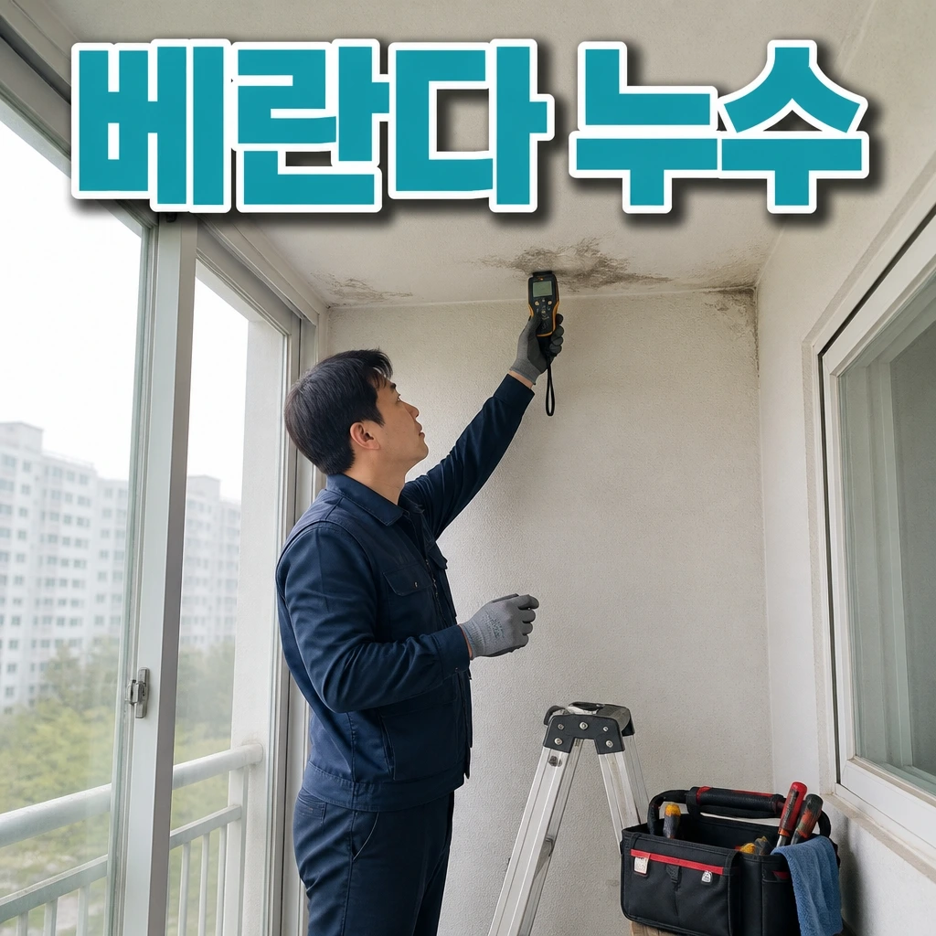 세종특별자치시 누수수리업체 - 베란다누수 관련 상담 안내 이미지