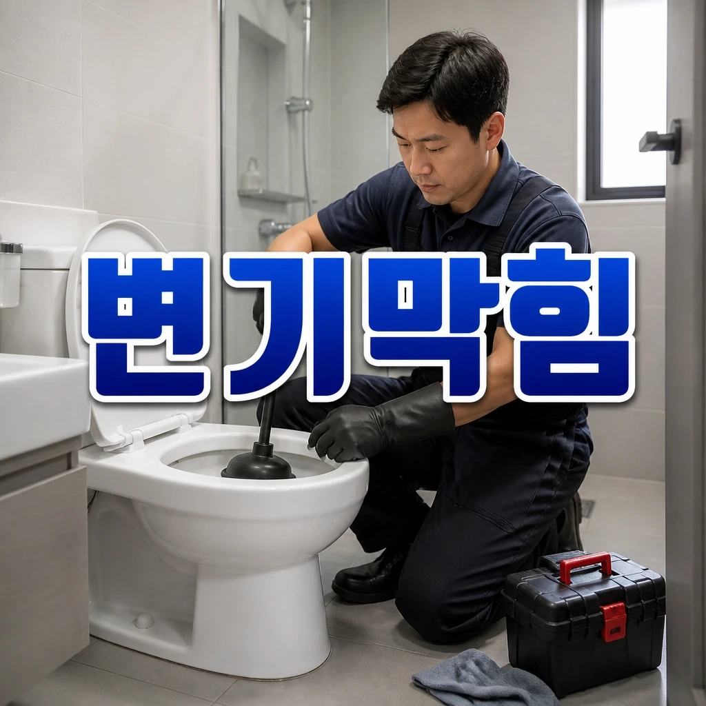 세종특별자치시 누수수리업체 - 변기막힘 관련 상담 안내 이미지